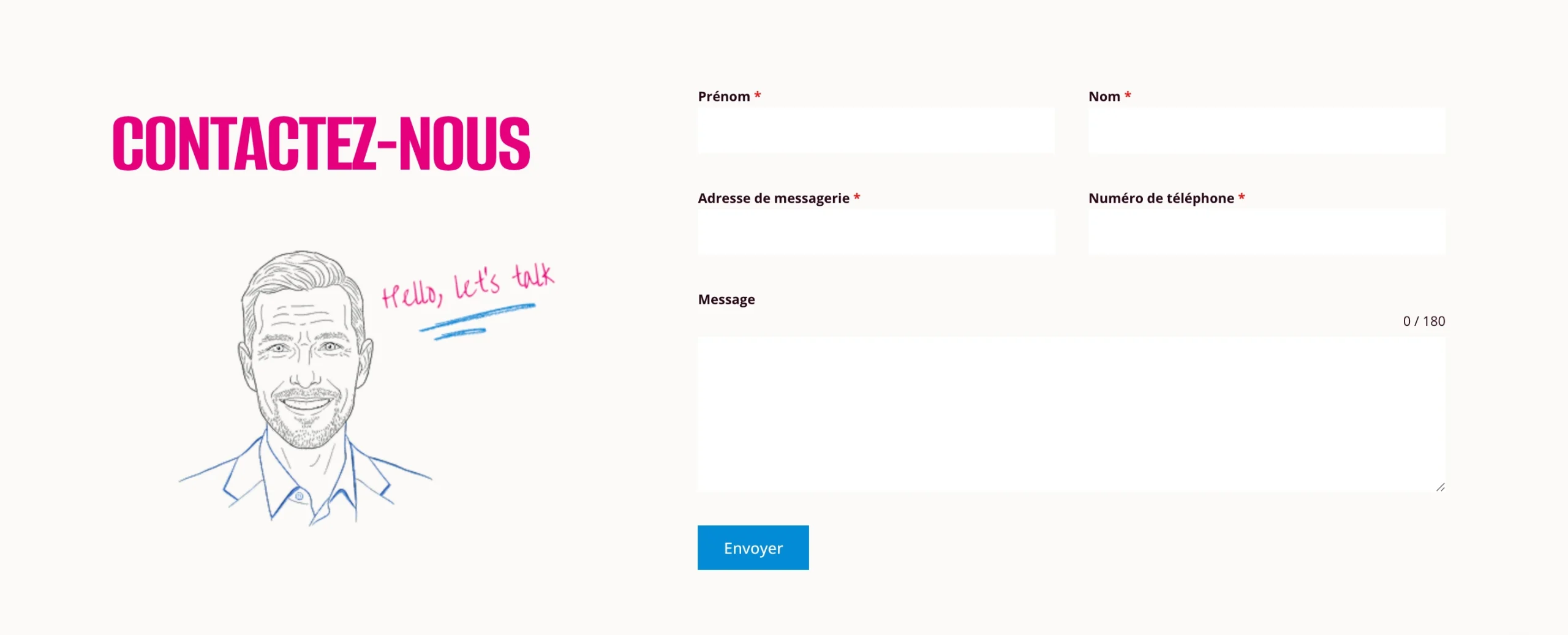 MAGENTA TRADE formulaire de contact